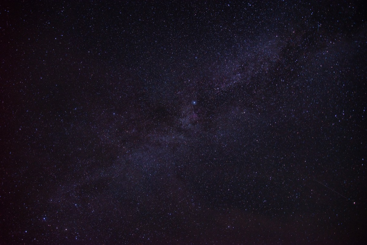 Dense field of stars across a dark night sky